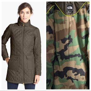 The Northface Camo Ruka Parka jacket coat